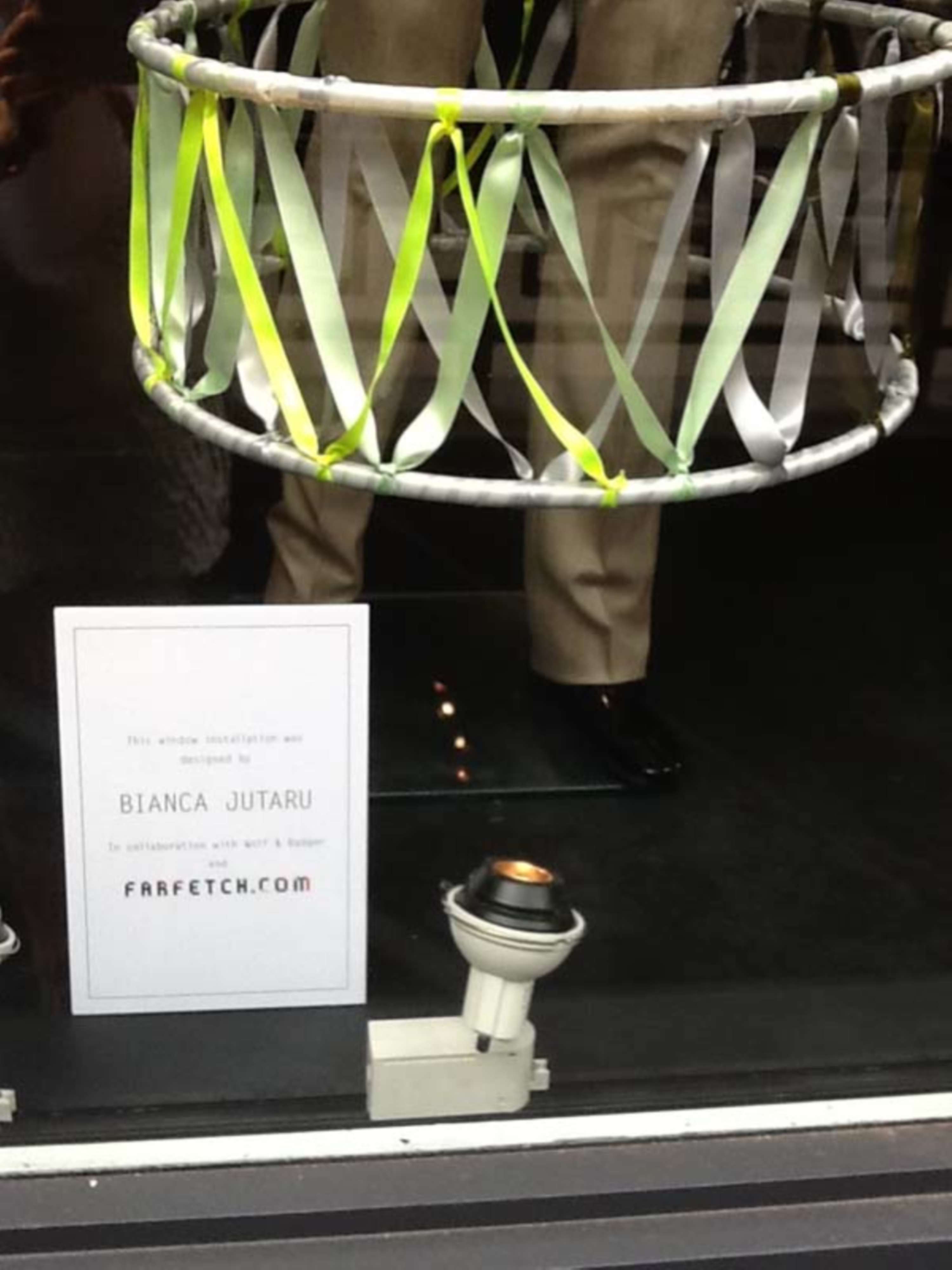 Wolf & Badger window display competition by Bianca Jutaru